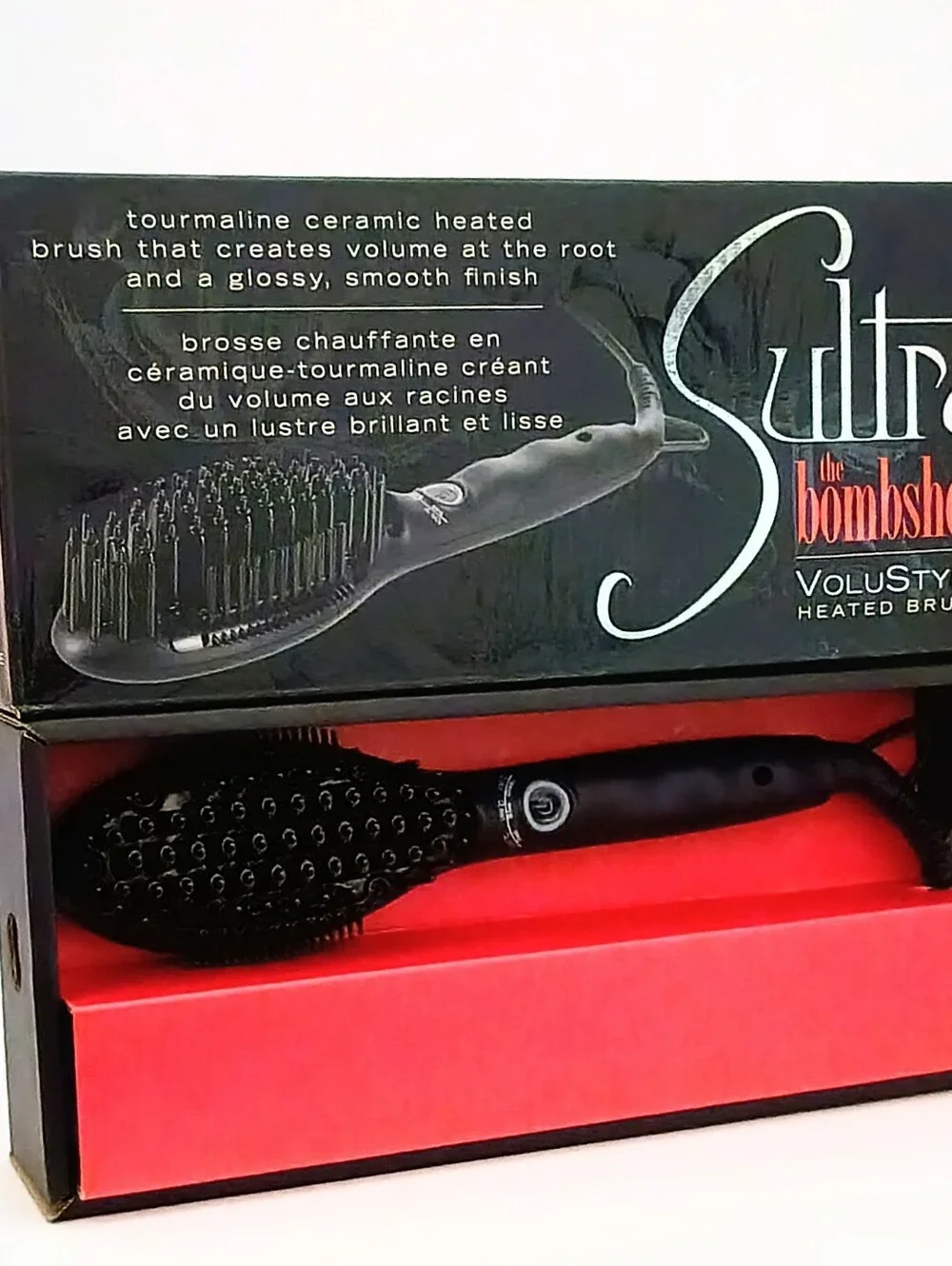 Sultra The Bombshell VoluStyle Heated Brush Tourmaline Ceramic Hair Styler